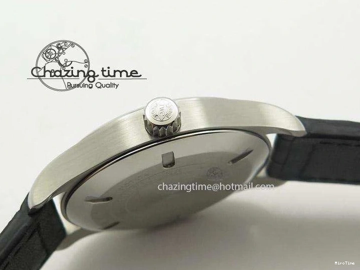 MIROTIME 0721 Mark XVII 1:1 MK Maker Best Edition SS Black Dial On Black Leather Strap A Sporty 7372